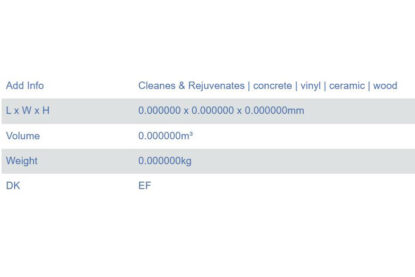 Holer Quad Clean Specifications Info graphic