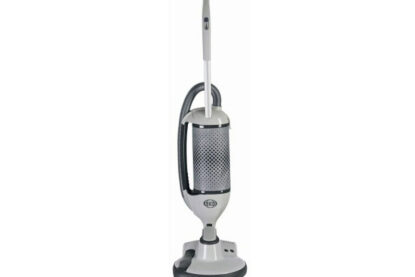 Sebo upright floor polisher and vacuum NZ Grinders A front on image of a sebo floor polisher