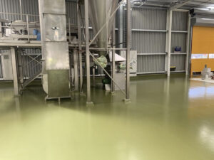 IMG_5540 Green Epoxy Floor NZ Grinders Tauranga