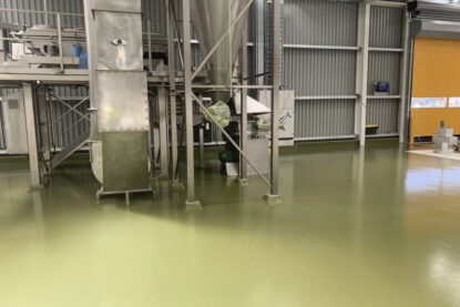 IMG_5540 Green Epoxy Floor NZ Grinders Tauranga