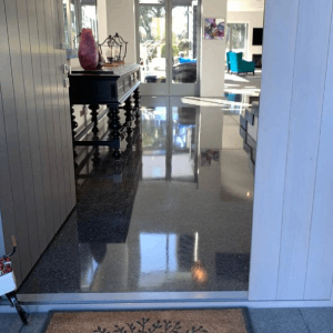 floor rejuvenation black oxide2 Black oxide polished concrete floor rejuvenation