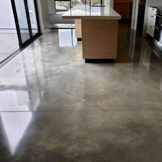 Marble Exposure polished concrete NZ Grinders Warehouse Wellington kitchen Marble Exposure polished concrete NZ Grinders Warehouse Wellington Kitchen