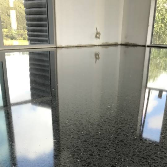 Moderate Medium stone exposure NZ Grinders polished concrete Rotorua Moderate Medium Stone Exposure Polished Concrete Floor