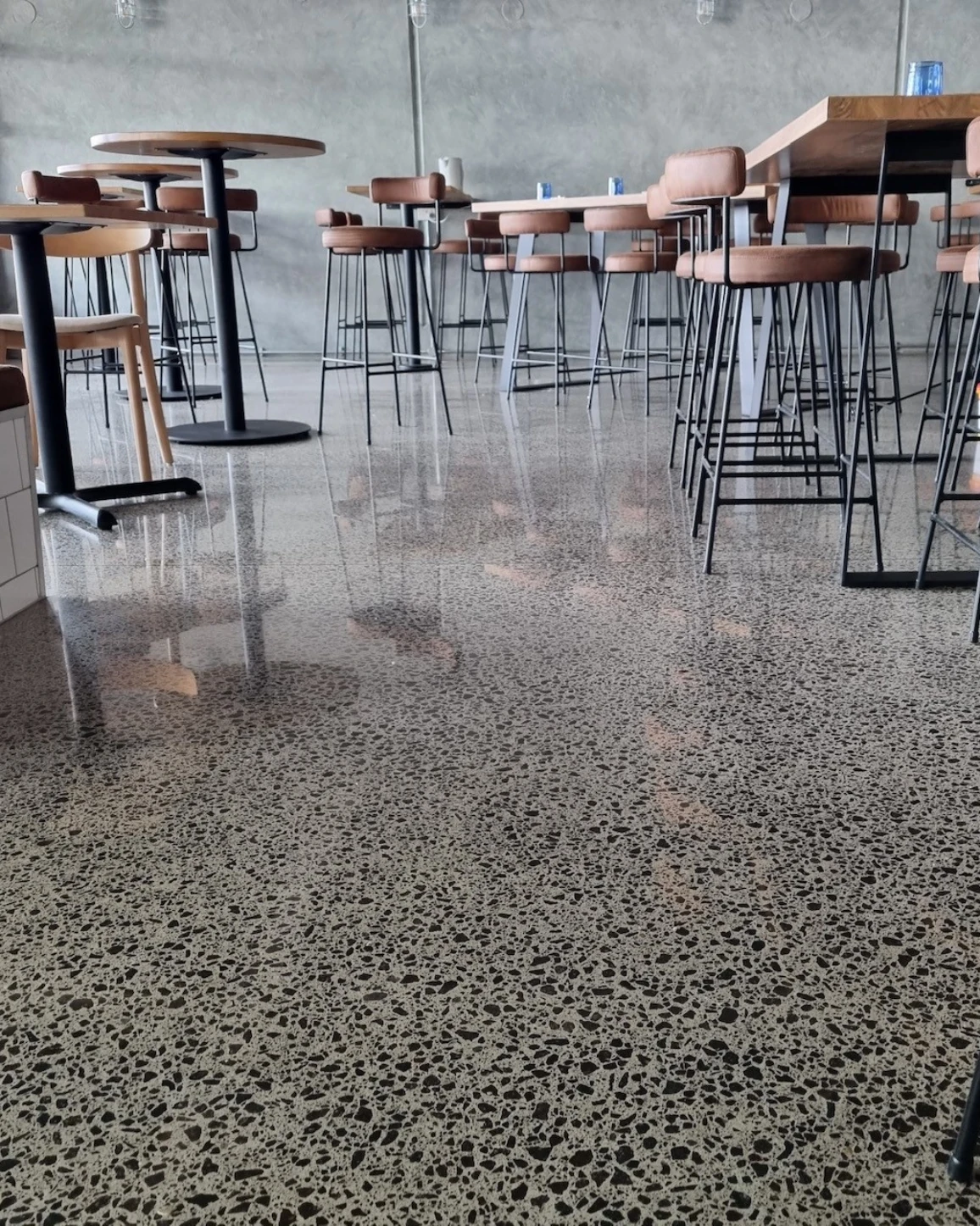 Saltwater Polished Concrete Floor Mt Maunganui NZ Grinders Tauranga NZ Grinders Polished Concrete Floor Mt Maunganui