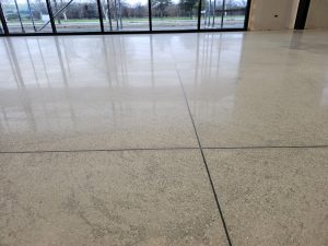 4 after Power trowel floor NZ Grinders Tauranga Auckland Damaged concrete floor after