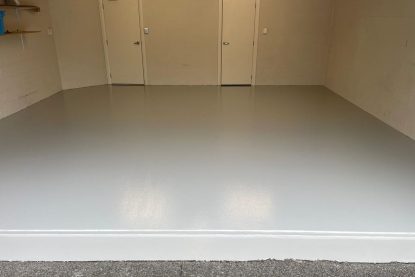 garage grey epoxy floor home Tauranga grey Garage epoxy floor Tauranga