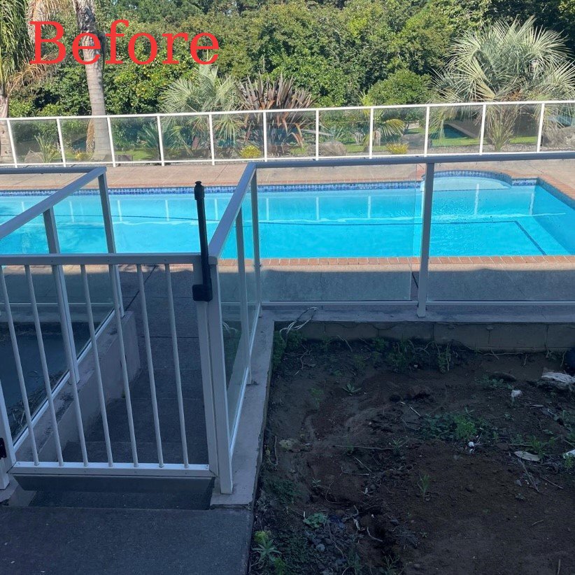 Pool refurbishment NZ Grinders Tauranga 4 Before